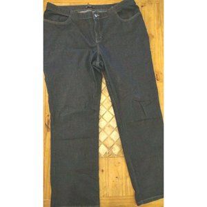 Womens Riders By Lee Denim Jeans Size 40 Blue Relaxed Fit Straight Leg High Rise